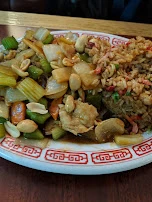 Kung Pao Chicken with Pork Fried Rice
